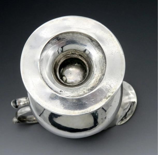 Elegant American Silver Creamer c1770 No Mono - 5
