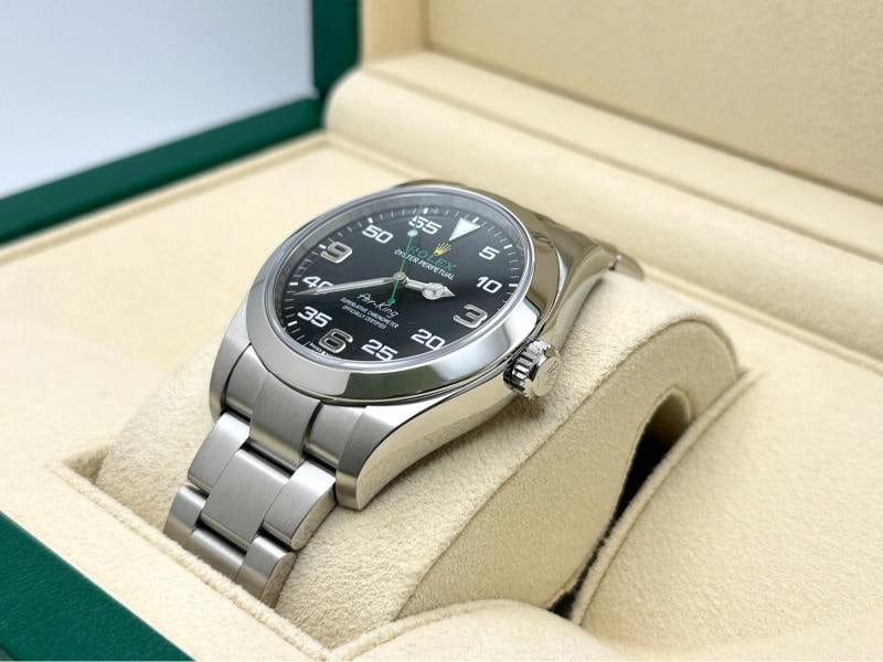 Rolex Air King 116900 40mm Black Dial Stainless Steel Box Paper 2017 - 4