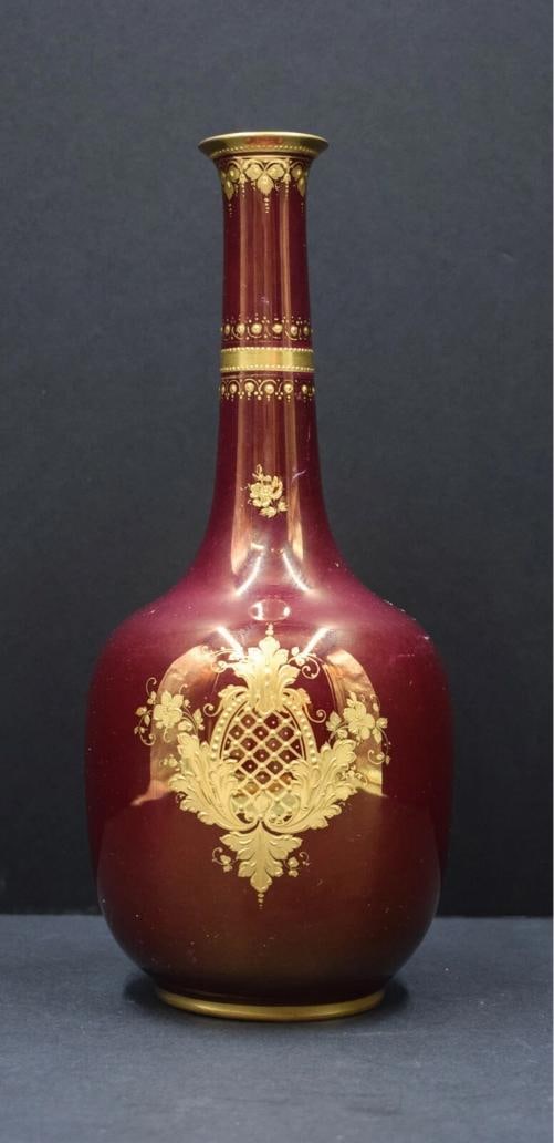 Vienna Hand Painted Artist Signed Vase - Kleopatra - 2