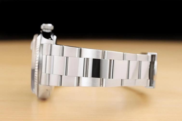 ROLEX MENS DATEJUST 16014 MOTHER OF PEARL ROMAN DIAL 18K WHITE GOLD STEEL WATCH - 5