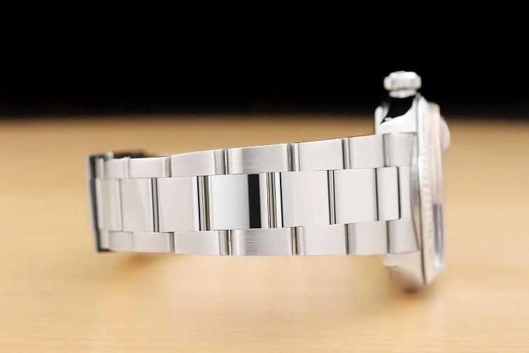 ROLEX MENS DATEJUST 16014 MOTHER OF PEARL ROMAN DIAL 18K WHITE GOLD STEEL WATCH - 8