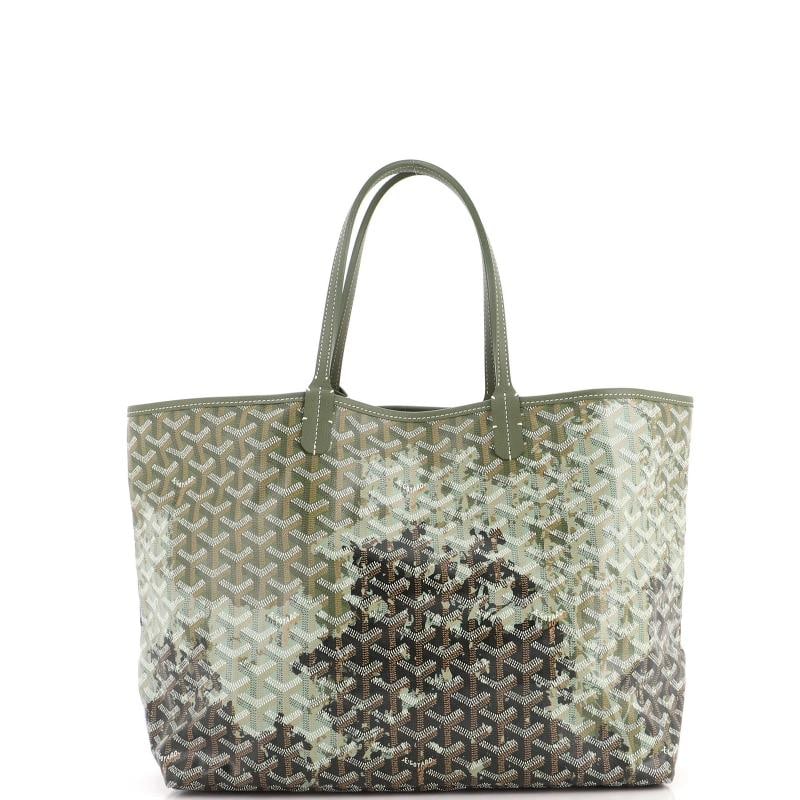 Goyard Saint Louis Tote Limited Edition Canopee Coated Canvas PM: Accessories: Dust Bag Measurements: Handle Drop 6.5", Height 10.5", Width 13", Depth 5"