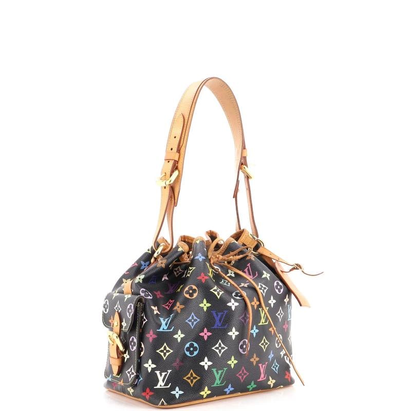 Louis Vuitton Petit Noe Handbag Monogram Multicolor - 2