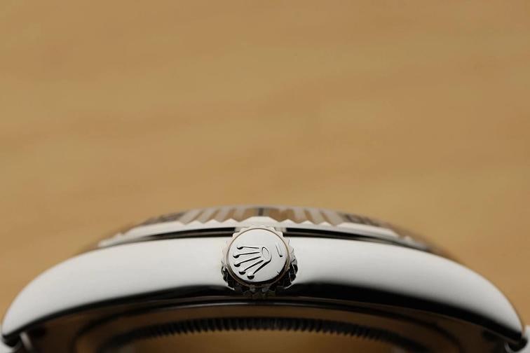 2005 PAPER ROLEX DATEJUST 116264 WHITE TURN-O-GRAPH 18K GOLD STEEL OYSTER WATCH - 10