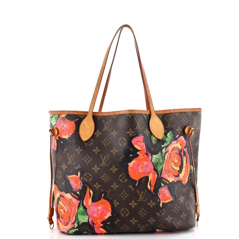 Louis Vuitton Neverfull Tote Limited Edition Monogram Roses MM: Condition: Pre-owned - Fair,Brand: Louis Vuitton,Exterior Material: Canvas Coated,Style: Totes,Exterior Color: Brown,Department: Women,Size: Mm