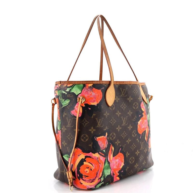Louis Vuitton Neverfull Tote Limited Edition Monogram Roses MM - 2