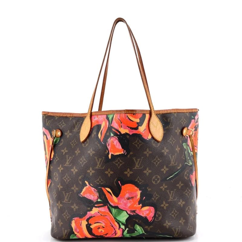 Louis Vuitton Neverfull Tote Limited Edition Monogram Roses MM - 3