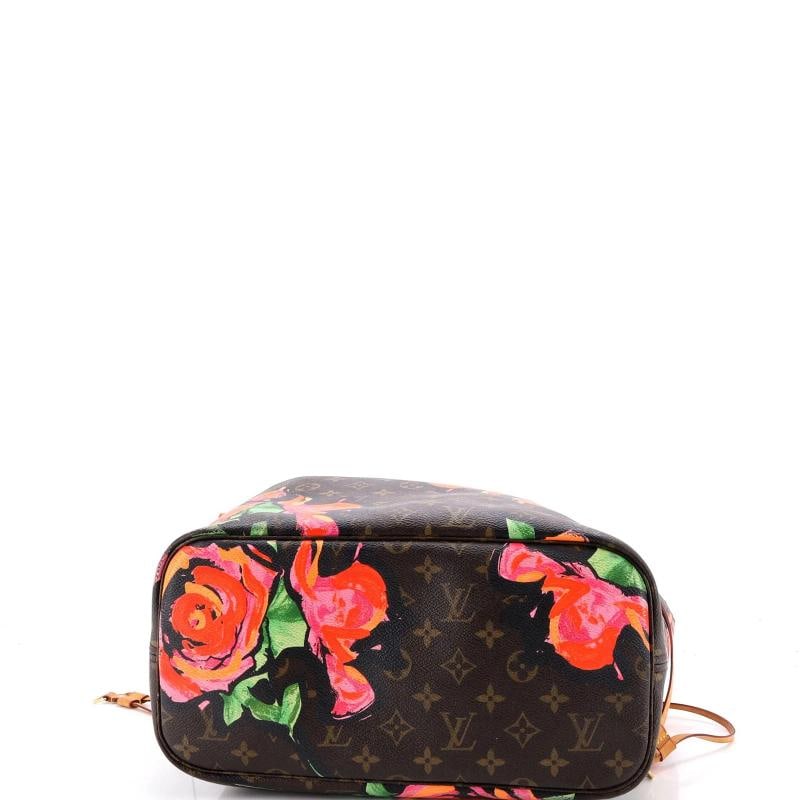 Louis Vuitton Neverfull Tote Limited Edition Monogram Roses MM - 4