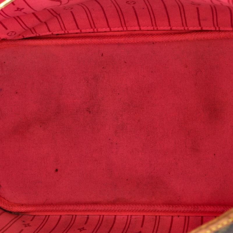Louis Vuitton Neverfull Tote Limited Edition Monogram Roses MM - 5