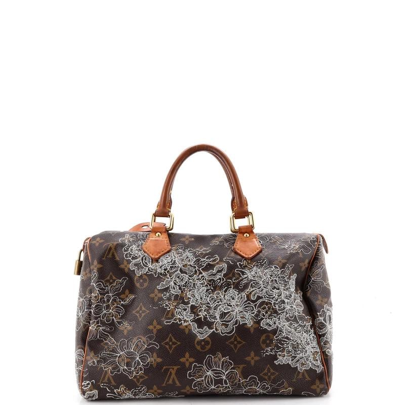 Louis Vuitton Speedy Handbag Limited Edition Monogram Dentelle 30 - 3
