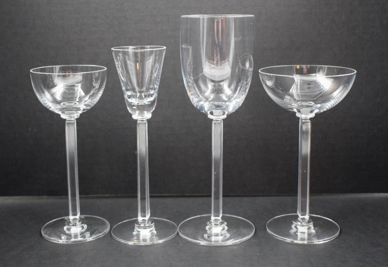 Rare Libbey Embassy 4 Pc Set Glasses, Designed by Walter Dorwin Teague - 7