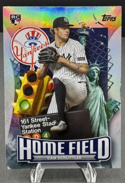 2026 Topps Series 1 Cam Schlittler Home Field Advantage Rookie SSP Case Hit: 2026 Topps Series 1 Cam Schlittler Home Field Advantage Rookie SSP Case Hit