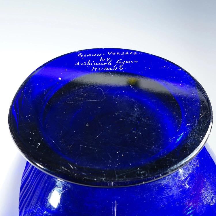 Art Glass Vase by Gianni Versage for Vetreria Archimede Seguso ca. 1990s - 8