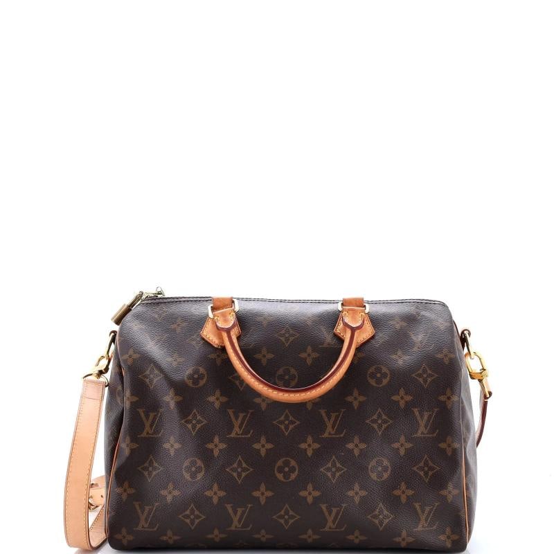 Louis Vuitton Speedy Bandouliere Bag Monogram Canvas 30: Condition: Pre-owned - Fair,Brand: Louis Vuitton,Exterior Material: Canvas Coated,Style: Shoulder Bags,Exterior Color: Brown,Department: Women,Size: 30,Accessories: Keys, Lock, With Strap