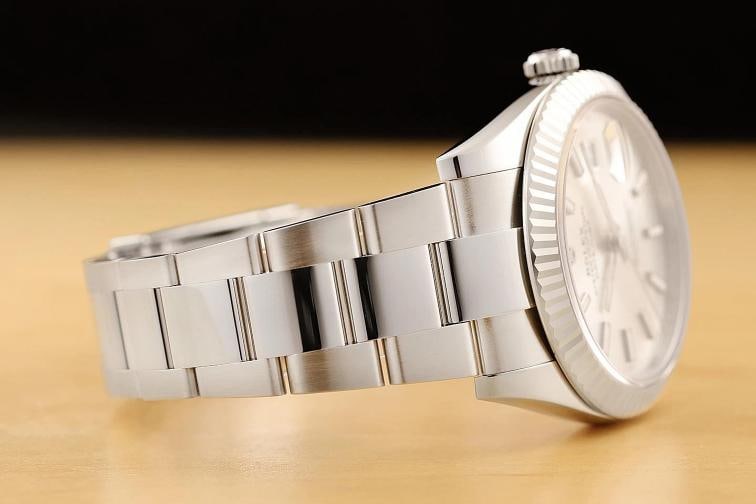 2024 CARD ROLEX DATEJUST 41 126334 SILVER DIAL 18K GOLD STEEL OYSTER WATCH - 8