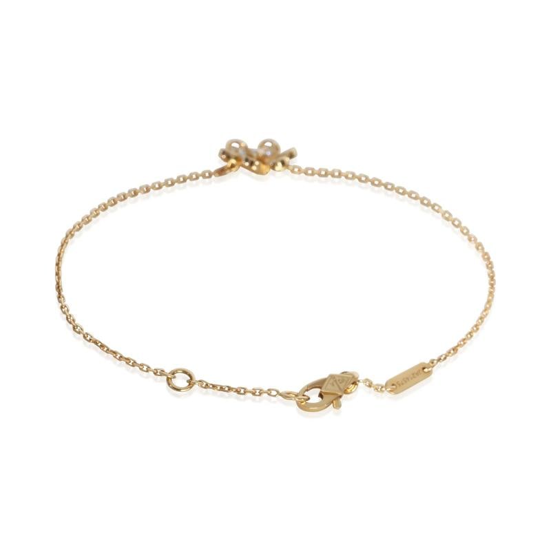Van Cleef & Arpels Yellow Gold Diamond Mini Model Frivole Bracelet - 3