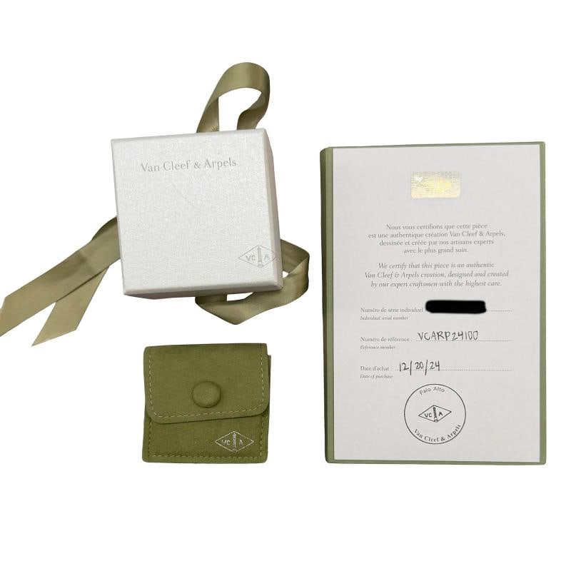 Van Cleef & Arpels Yellow Gold Diamond Mini Model Frivole Bracelet - 5
