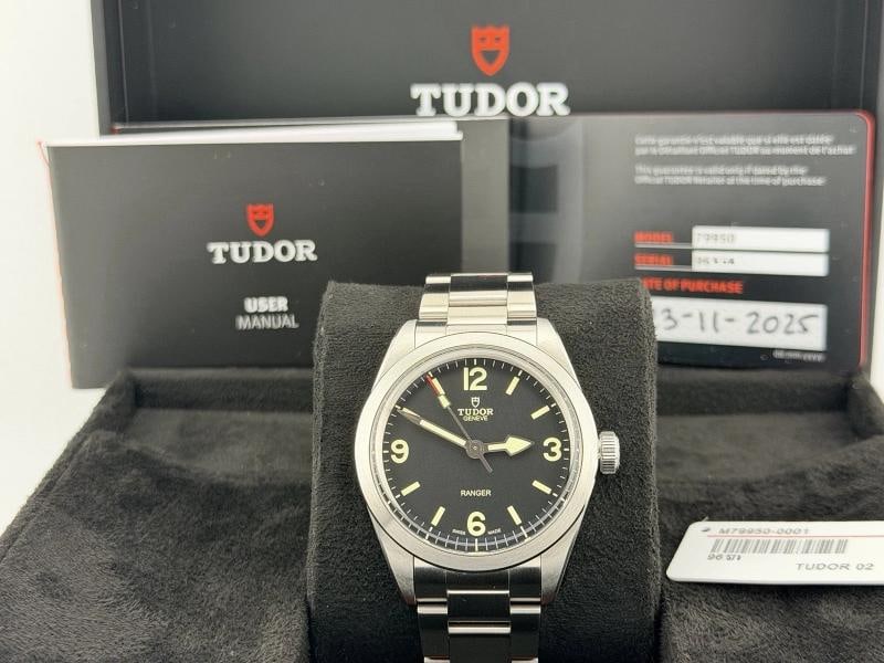 2025 Tudor Ranger 79950 39mm Black Dial Stainless Steel Box Paper - 14