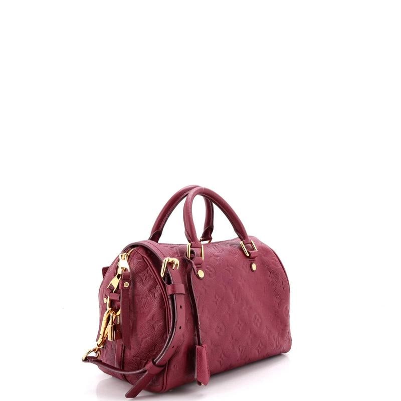 Louis Vuitton Speedy Bandouliere Bag Monogram Empreinte Leather 25 - 2