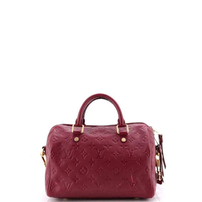 Louis Vuitton Speedy Bandouliere Bag Monogram Empreinte Leather 25 - 3