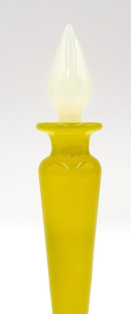 Rare Steuben Yellow Jade Rocket Perfume Bottle, Circa 1910 - 3
