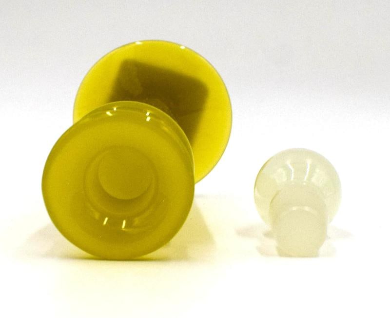 Rare Steuben Yellow Jade Rocket Perfume Bottle, Circa 1910 - 5