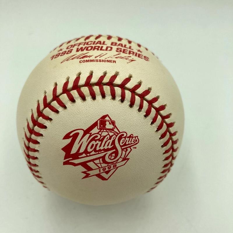 Derek Jeter Signed Official 1998 World Series Baseball With JSA COA - 3