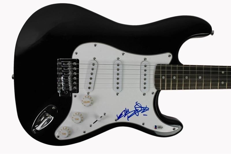 Keith Richards Rolling Stones Authentic Signed Black Electric Guitar BAS #A80519 (1 of 3)