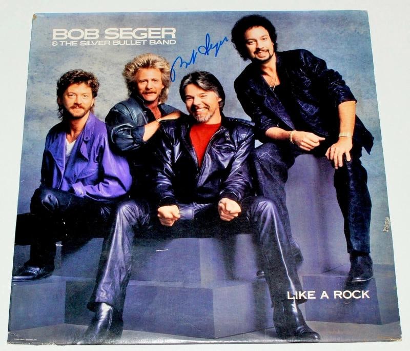 BOB SEGER SIGNED AUTHENTIC 'LIKE A ROCK' VINYL ALBUM RECORD LP BECKETT COA BAS: Featured Refinements: Signed LP,Original/Reproduction: Original,Object Type: Record,Autograph Authentication: Beckett,Industry: Music,Country of Origin: United States