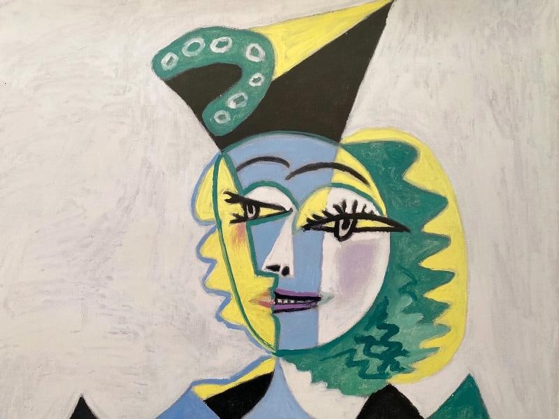 PABLO PICASSO LITHOGRAPH PRINT FRENCH MUSEUM POSTER PORTRAIT NUSCH ELUARD 1937 - 5