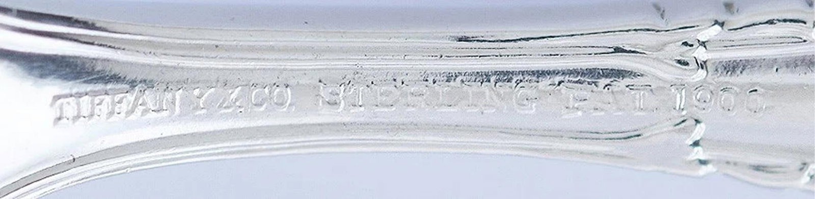 Fabulous set 6 Tiffany & Co Sterling Silver Florentine Luncheon Forks 6 3/4" - 4