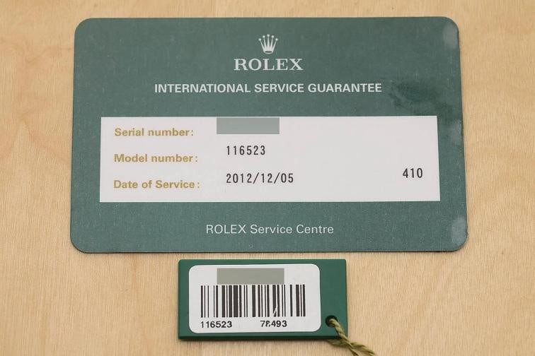 2003 PAPER ROLEX DAYTONA COSMOGRAPH 116523 GRAY 18K GOLD STEEL 40MM WATCH - 7