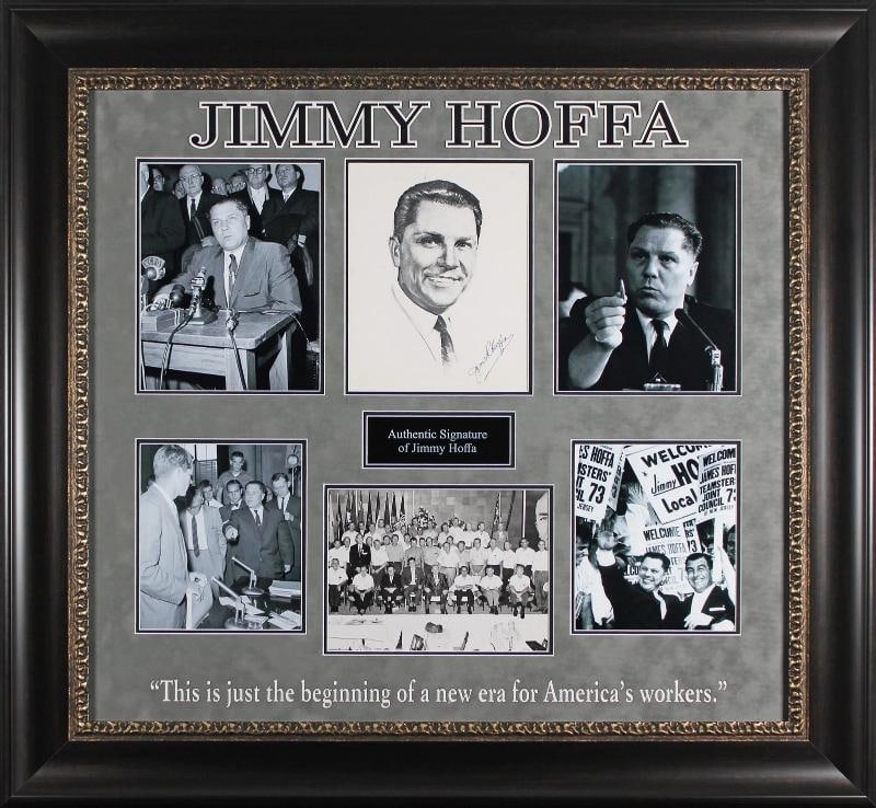 Jimmy Hoffa Teamsters Authentic Signed 8x10 Framed Photo BAS #AE13952: Condition: New: A brand-new, unused, unopened, undamaged item (including handmade items).. Read moreabout the conditionNew: A brand-new, unused, unopened, undamaged item (including handmade