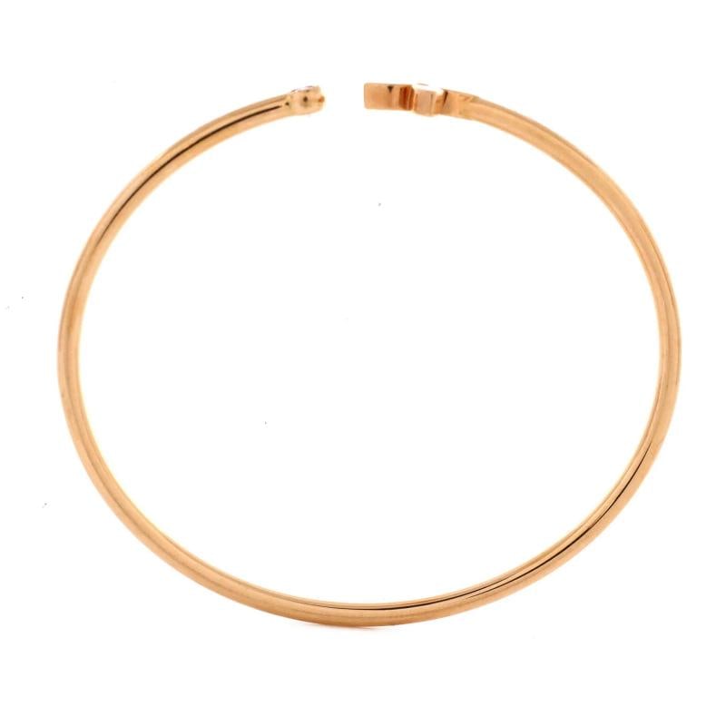 Louis Vuitton Idylle Blossom Twist Cuff Bracelet 18K Rose Gold with Diamond - 2