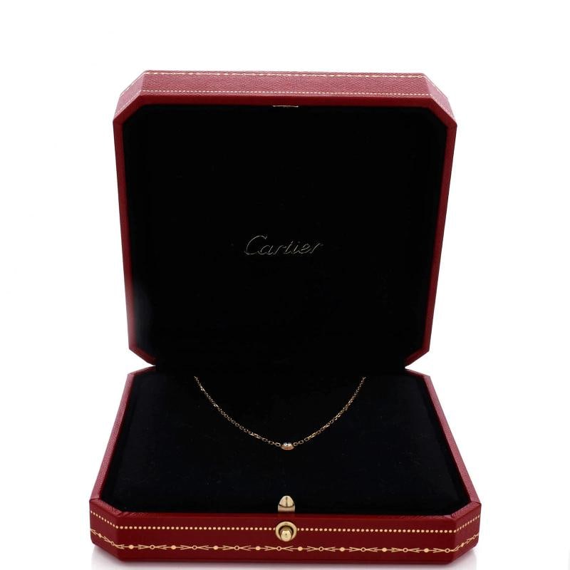 Cartier Cartier D'Amour Pendant Necklace 18K Yellow Gold and Diamond Small - 2