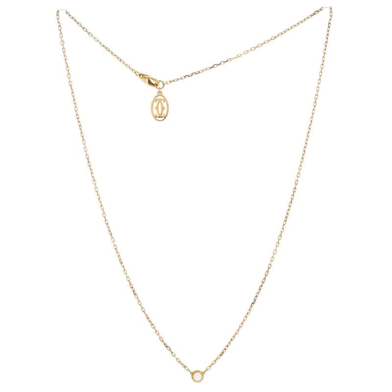 Cartier Cartier D'Amour Pendant Necklace 18K Yellow Gold and Diamond Small - 3