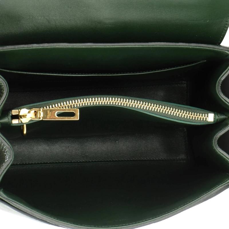 Celine 16 Top Handle Bag Lizard Small - 5