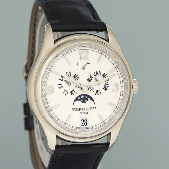 MINT Patek Philippe 5146G White Gold Annual Calendar 39mm Moon Watch Box - 3
