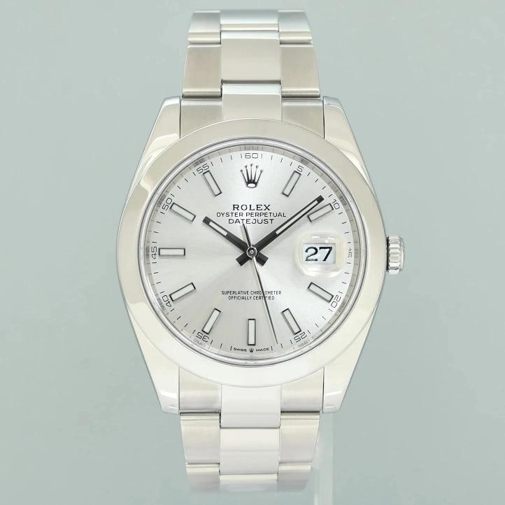 2025 MINT CPO PAPERS Rolex DateJust 41 Steel 126300 Silver Dial Oyster 41mm - 2