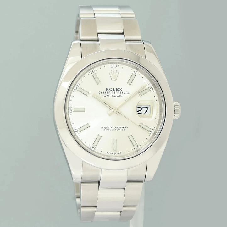 2025 MINT CPO PAPERS Rolex DateJust 41 Steel 126300 Silver Dial Oyster 41mm - 3