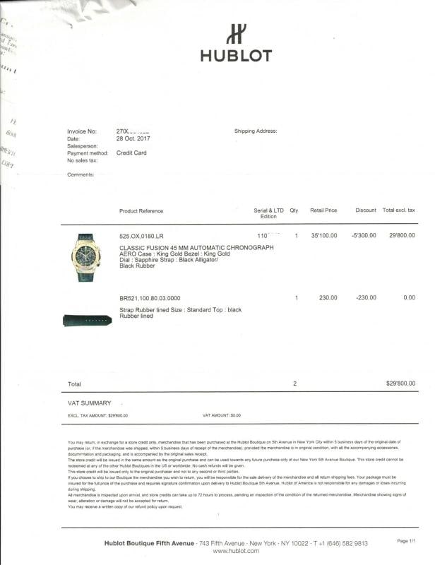 Hublot 525.OX.0180.LR Classic Fusion Aerofusion Chronograph 45mm 18K Rose Gold - 3