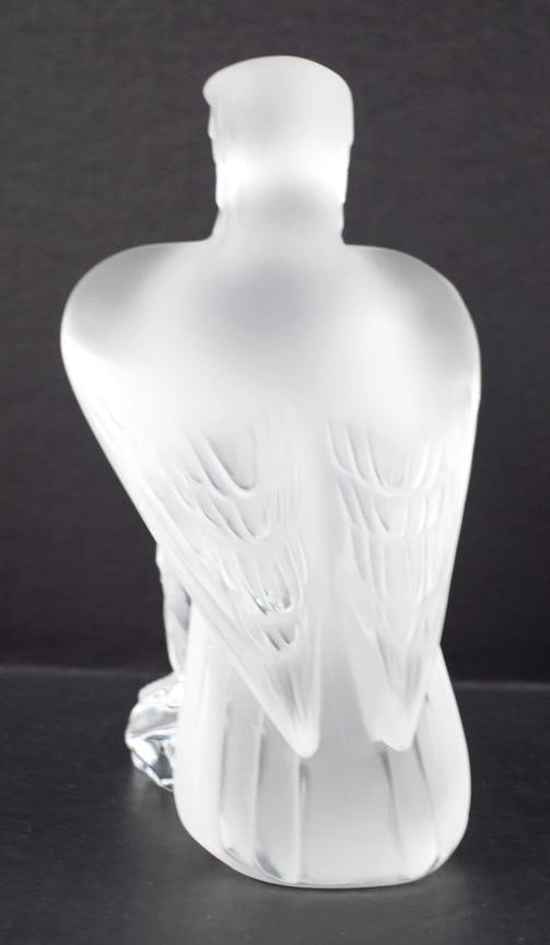 Lalique France Aigle Liberty Eagle Sculpture - Signed - 8
