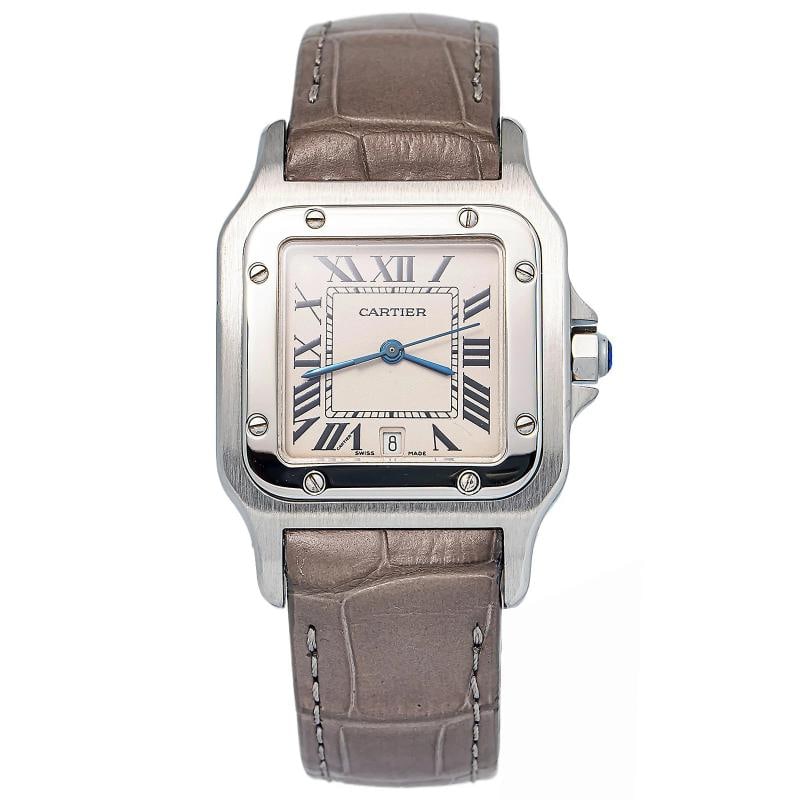 Cartier Santos 1564 Stainless White Dial Quartz Unisex Watch 29mm: Condition: Pre-owned - Good: This item has been gently used but is in good condition. It might have a few signs ... Read moreabout the conditionPre-owned - Good: This item has been gently used but is