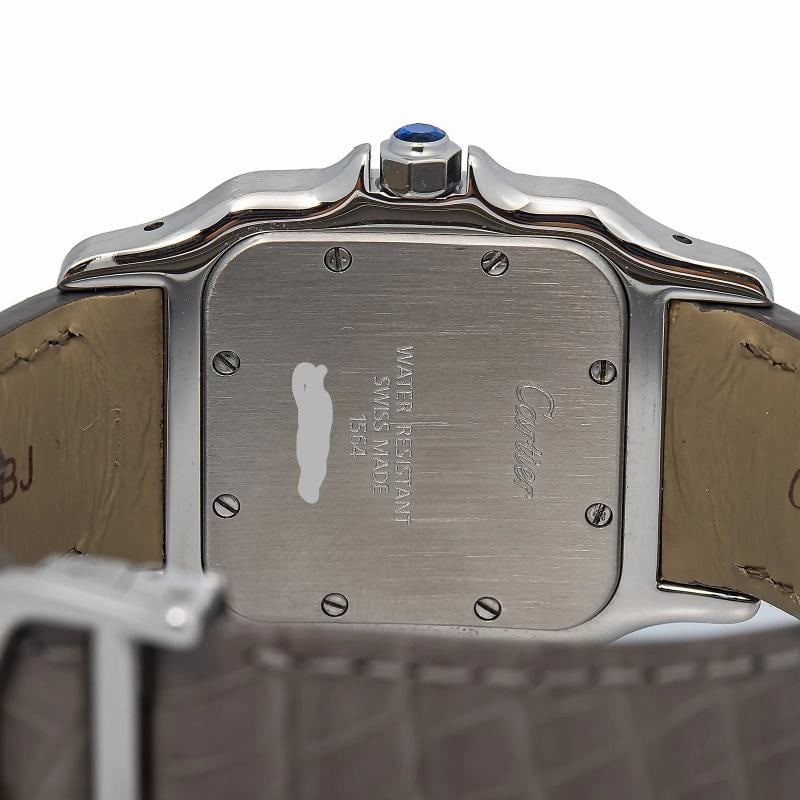 Cartier Santos 1564 Stainless White Dial Quartz Unisex Watch 29mm - 6