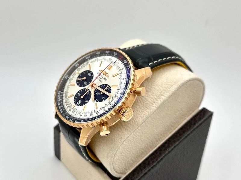 2024 Breitling Navitimer B01 RB0137 46mm Chronograph 18K Gold Box Paper Stickers - 4