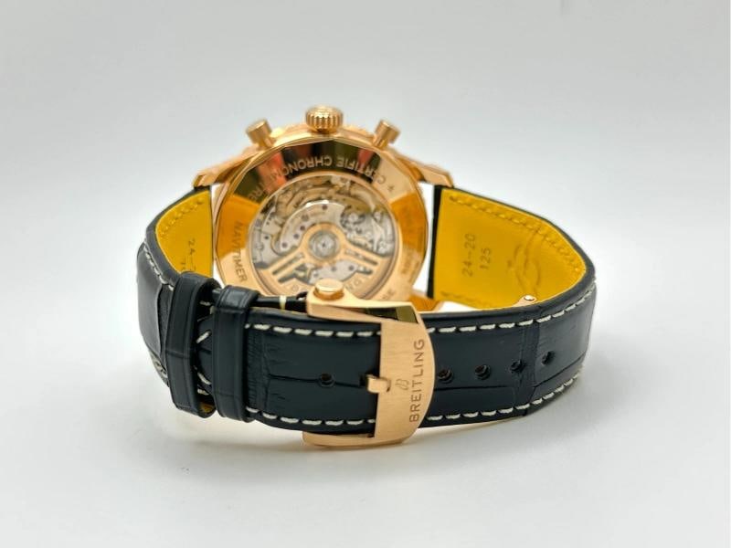 2024 Breitling Navitimer B01 RB0137 46mm Chronograph 18K Gold Box Paper Stickers - 5