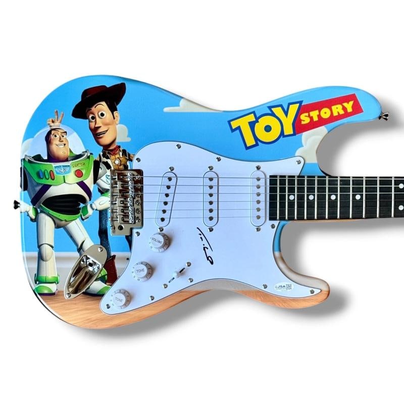 Tom Hanks Signed Guitar Custom Graphics JSA COA Toy Story Woody The Cowboy: Industry: Movies,Signed: Yes,Autograph Authentication: James Spence (JSA),Object Type: Guitar & Guitar Pick,Original/Reproduction: Original,Movie: Toy Story,Signed by: Tom Hanks,Country of Origin: