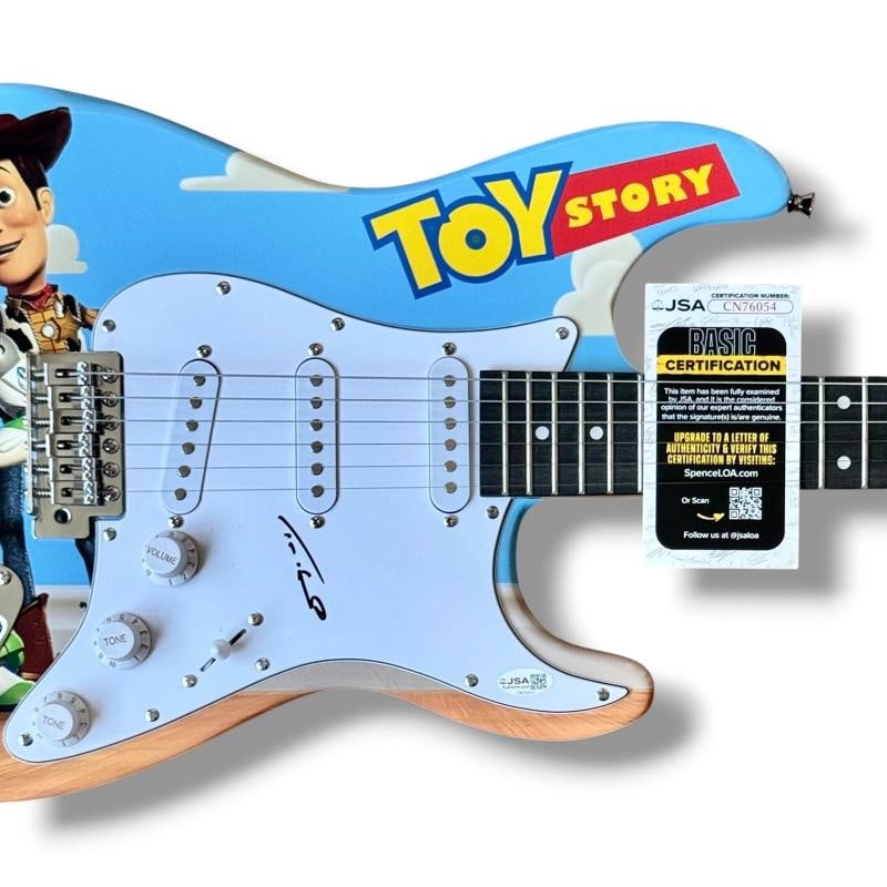 Tom Hanks Signed Guitar Custom Graphics JSA COA Toy Story Woody The Cowboy - 2