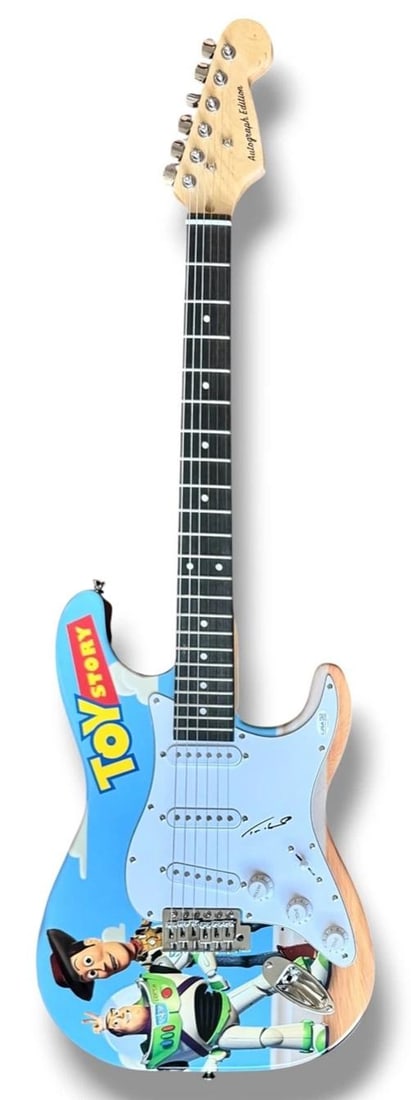 Tom Hanks Signed Guitar Custom Graphics JSA COA Toy Story Woody The Cowboy - 3
