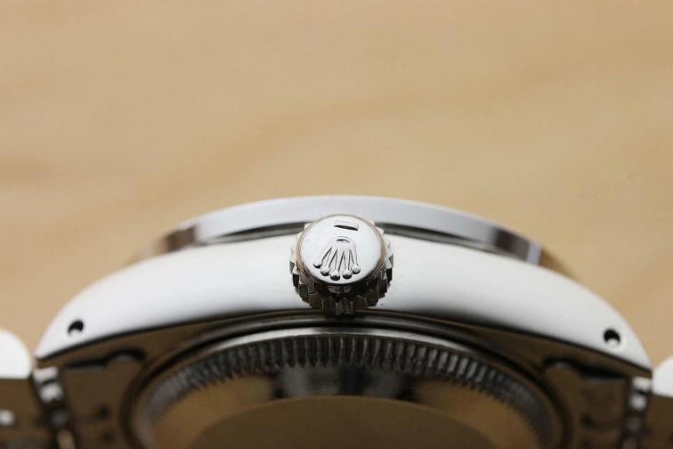 ROLEX LADIES DATEJUST 69174 M.O.P SAPPHIRE DIAMOND LUGS 18K WHITE GOLD/SS WATCH - 7